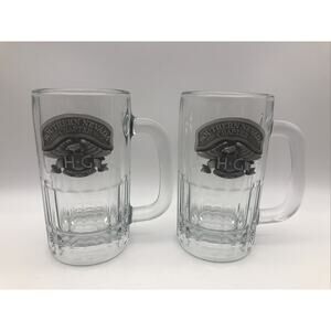 Harley Davidson Motorcycle Owners Group Southern Nevada Chapter Glass Mug 2 Pcs.